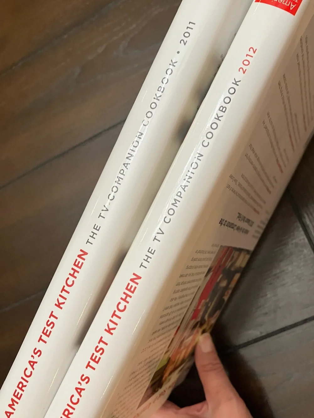2 America's Test Kitchen TV Companion Cookbooks